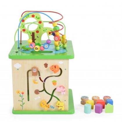 Детски дървен куб център Гора Tooky ToyTK533