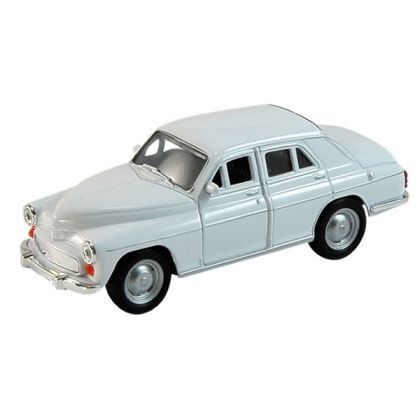 Метална количка Warszawa 224 бяла Welly 1:34 