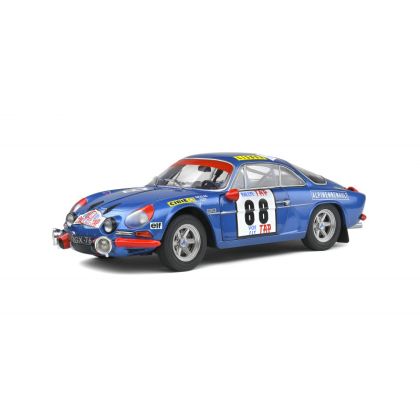 Метален автомобил Renault Alpine A110 1600S Rally Portugal 1971 Jean Todt Solido 1/18 - 1804202 