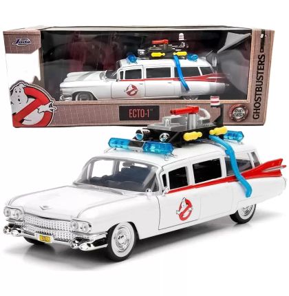 Метален автомобил от Ловци на духове Ghostbusters ECTO-1  1/32  Jada  253232000