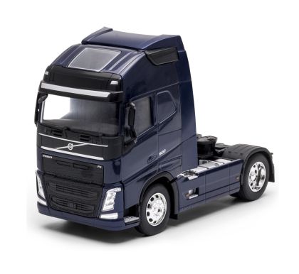 Метален камион влекач Volvo FH WELLY 1/32 син