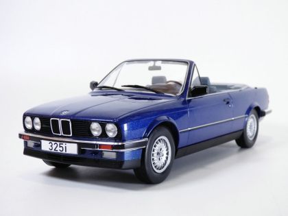 Метална кола BMW 325i E30 Cabriolet 1985 1:18 Model Car Group 18381