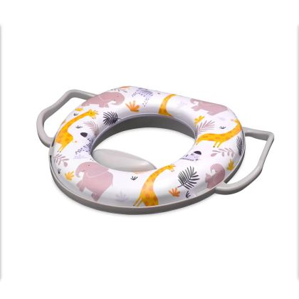 Мека седалка за тоалетна чиния LORELLI GREY ANIMALS