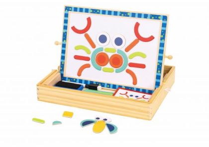 Двустранна магнитна дъска пъзел Tooky Toy TF849