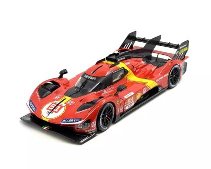 Метална кола Ferrari Racing 499P LMH Bburago 1:18  