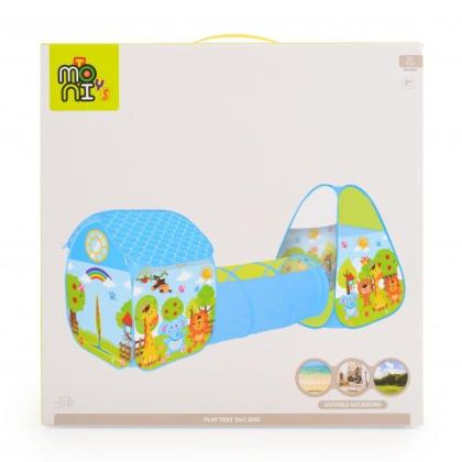 Тента с тунел 3в1 Zoo 995-5007В