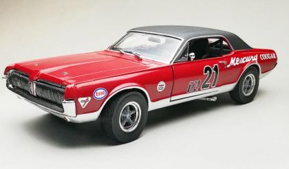 Метална кола Mercury Cougar Racing-#21 Marty Beaulieu 1967 SUN STAR SS1583