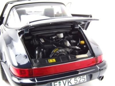 Метална кола Porsche 911 Carrera 4 Targa 1991 Norev 1:18 - 187340