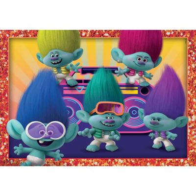 Детски пъзел 4 в 1 Trolls 3 CLEMENTONI 21527 