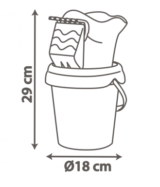 Кофичка за пясък с лейка FROZEN Smoby 7600862195