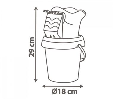 Кофичка за пясък с лейка SPIDEY Smoby 7600862194