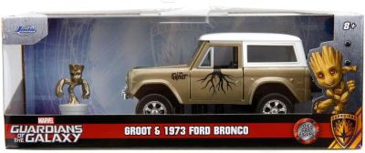 Метален автомобил Ford Bronco с Груут 1973 1:32 Jada Toys 253223018
