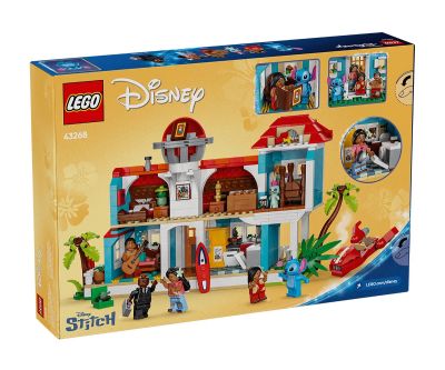 Конструктор LEGO Disney 43268 Къщата на плажа на Лило и Стич