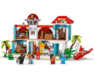 Конструктор LEGO Disney 43268 Къщата на плажа на Лило и Стич