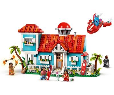 Конструктор LEGO Disney 43268 Къщата на плажа на Лило и Стич
