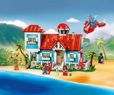 Конструктор LEGO Disney 43268 Къщата на плажа на Лило и Стич