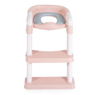 Детска тоалетна седалка със стълба Lifty розов