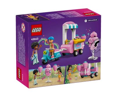 Конструктор LEGO Friends 42643 Щанд за захарен памук и скутер