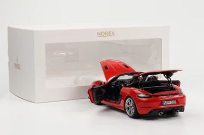Метална кола Porsche 718 Spyder RS 2023 Norev 1:18 - 187271