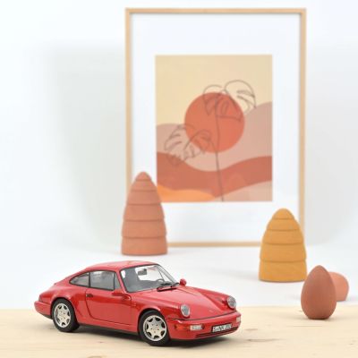 Метална кола Porsche 911 Carrera 2 1990 Norev 1:18 - 187320