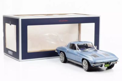 Метална кола Chevrolet Corvette Sting Ray 1963 Norev 1:18 - 189050