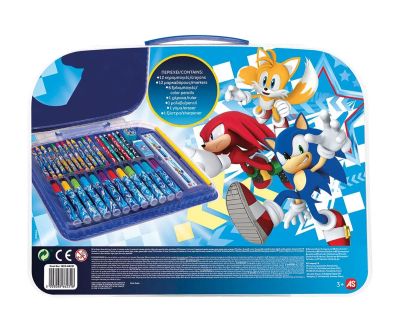 Комплект за рисуване в куфарче Sonic the Hedgehog