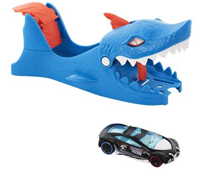Комплект писта Hot Wheels City Изстрелвачка с количка Shark Launcher GVF43