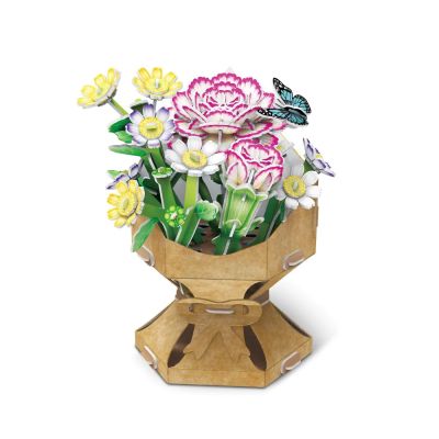 Пъзел 3D Flower Bouquet Карамфил CubicFun W3300h 