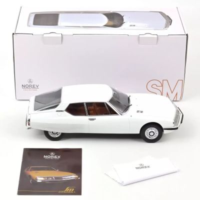 Метална кола Citroen SM 1970 White Norev 1:18 - 121701