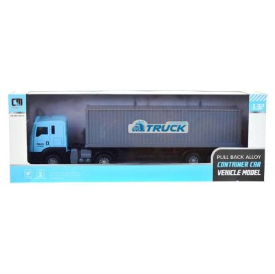 Метален камион с ремарке за контейнер