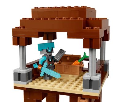 Конструктор LEGO Minecraft 21278 Кулата на грабителите и Опустошителя