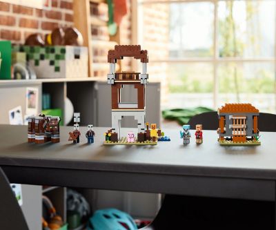 Конструктор LEGO Minecraft 21278 Кулата на грабителите и Опустошителя