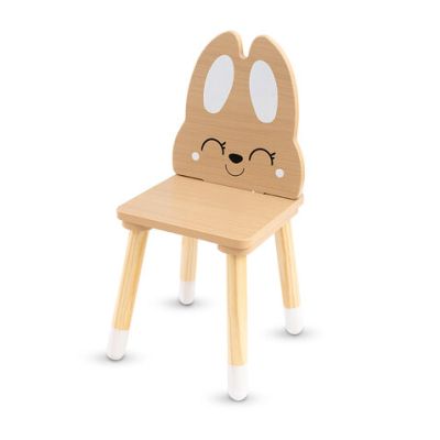 Дървена маса с 2 стола Cute Bunny