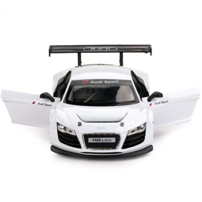 Метален автомобил AUDI R8 1:24 бяла 56100 