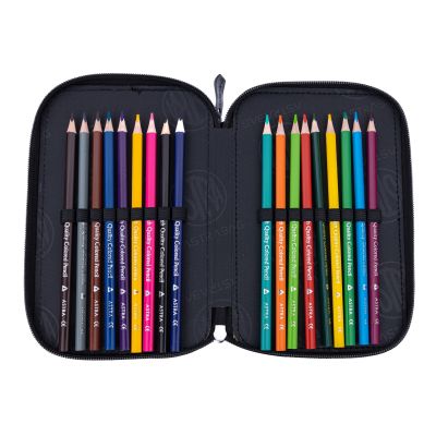 Двоен ученически несесер ASTRABAG Пиксели Astra