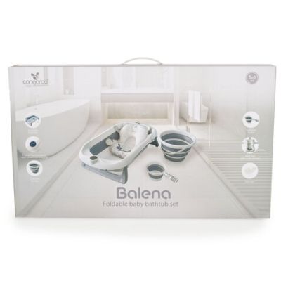 Сгъваем бебешки комплект за баня Cangaroo Balena розов