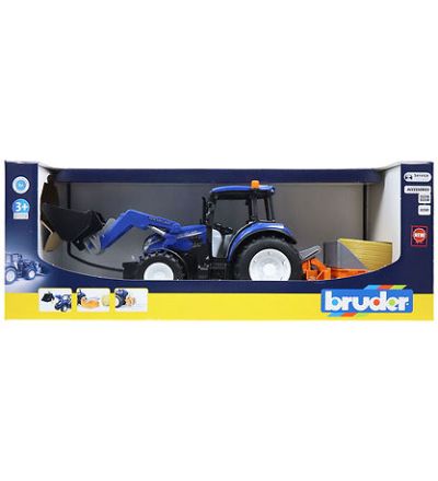 Трактор с преден товарач NEW HOLLAND T5.120 Bruder 02187