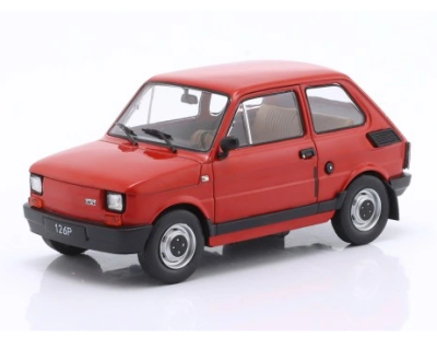 Метална кола Fiat 126p 1985 WHITE BOX 124249