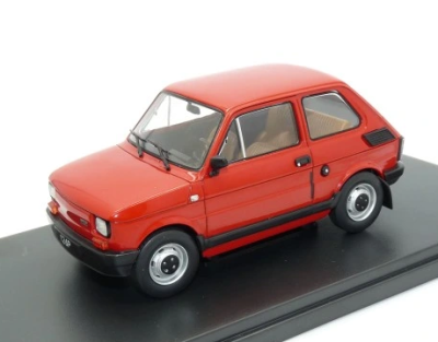 Метална кола Fiat 126p 1985 WHITE BOX 124249