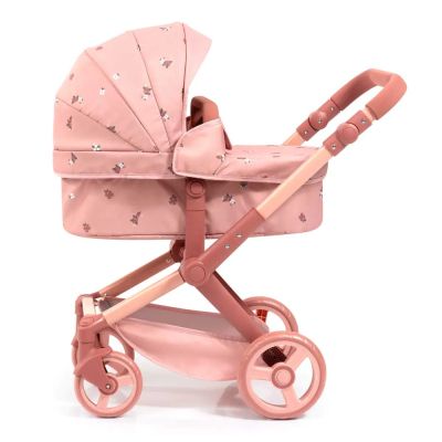 Количка за кукли XEO с чанта розова с шарки BAYER 17026AA 
