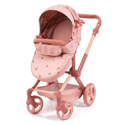 Количка за кукли XEO с чанта розова с шарки BAYER 17026AA 