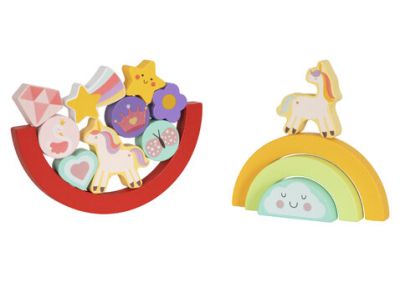 Дървен пъзел и игра за баланс 2в1 Unicorn Hi Pando HP088 