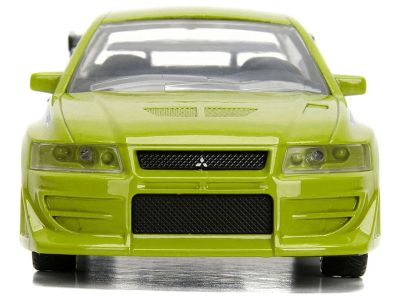 Метален автомобил Brian’S Mitsubishi Lancer EVOLUTION VII Fast & Furious 1:32 Jada 24075