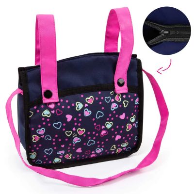 Количка за кукли NEO VARIO трансформираща се с чанта синьо/розова BAYER 18417AA