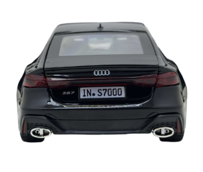Метален автомобил Audi RS7 със звук и светлини 1/24 черен