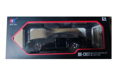 Метален автомобил Audi RS7 със звук и светлини 1/24 черен