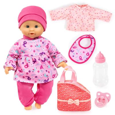 Кукла Бебе с допълнителни дрехи и чанта Deluxe BAYER 92700AH