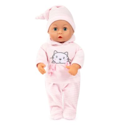 Кукла Бебе Първи Думички Говори на Български Език BAYER 93824DA 