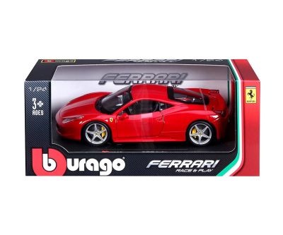 Метална кола Ferrari 458 Italia Bburago 1/24 - 26003