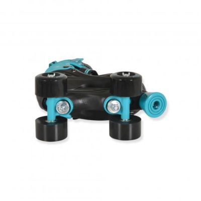 Детски регулируеми ролери/кънки DOUBLE 2 в 1 Тюркоаз M(34-37)